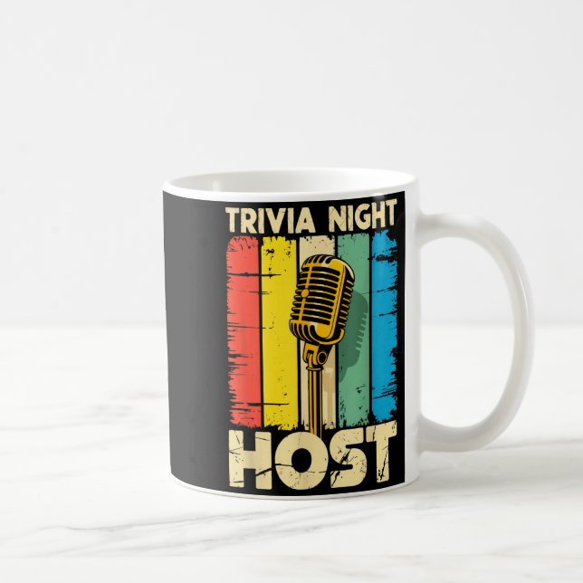 Mug Trivia Night Host Quiz Game Entertainer Moderator  (Droite)