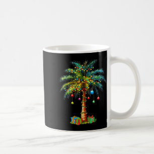 Mug Trocal Noël Hawaïen Père Noël Xmas Lumières Palmie