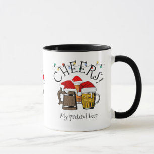 Mug TROIS BIÈRES DE Noël CHEERS Monogramme