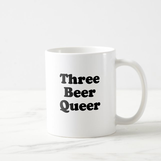 Mug Trois Bières Drôle (Droite)