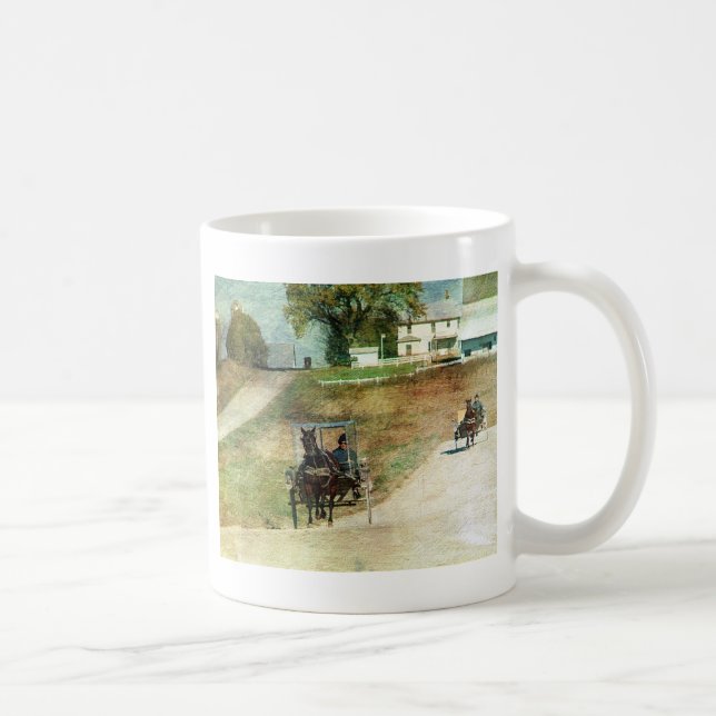 Mug Trois buggies Amish (Droite)