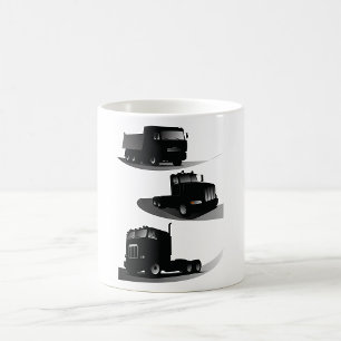 Mug Trois Camions noirs