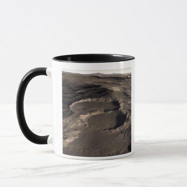 Mug Trois cratères dans la région orientale de Hellas, (Gauche)