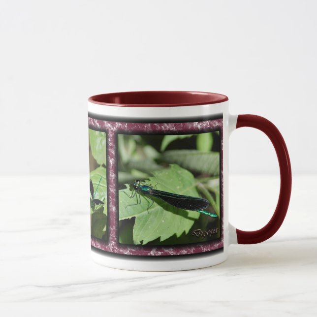 Mug Trois Damselflies 01 (Droite)