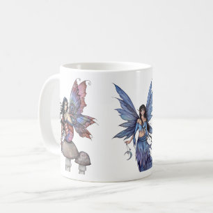 Mug Trois fées violettes et bleues par Molly Harrison