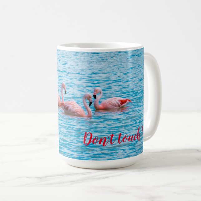 Mug Trois flamants roses sur la Laguna Amarga (Devant droit)