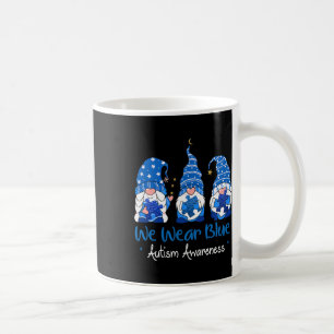 Mug Trois Gnomes tenant une Sensibilisation sur l'auti