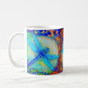 Mug Trois libellules bleues de "Zinger"