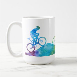 Mug Trois motoneiges blanchis en couleur