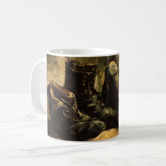 Mug Trois paires de chaussures de Vincent van Gogh (Devant gauche)