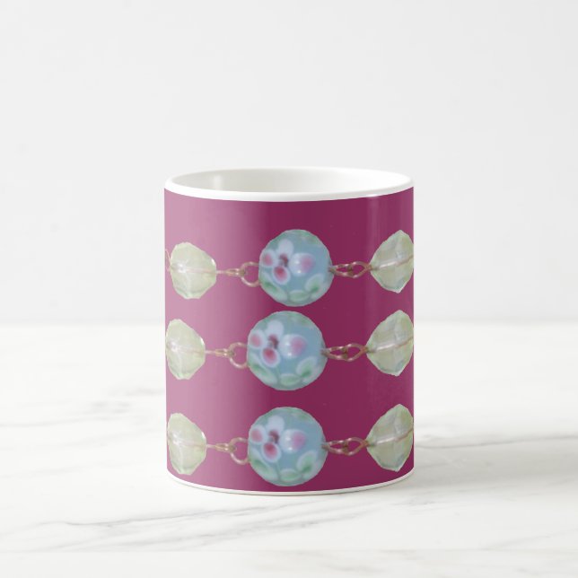 Mug - Trois perles sur la chaîne de cuivre (Centre)