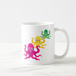 Mug Trois pieuvres drôles