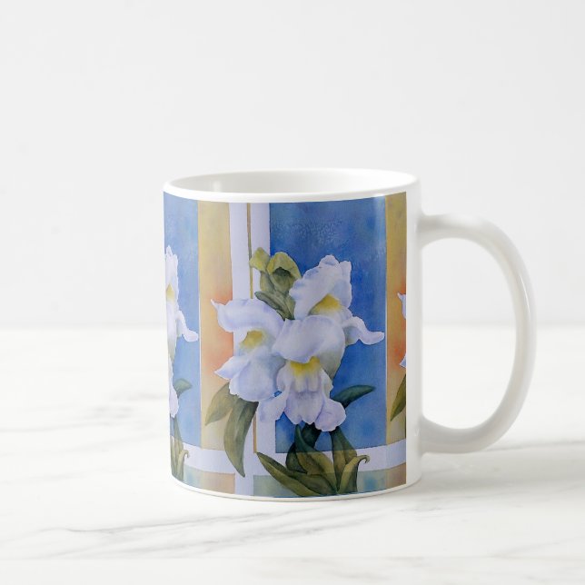 MUG TROIS SNAPDRAGONS BLANCS CLASSIQUE MU (Droite)