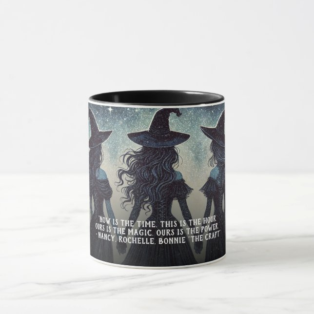 Mug Trois sorcières à la nuit étoilée Halloween (Centre)