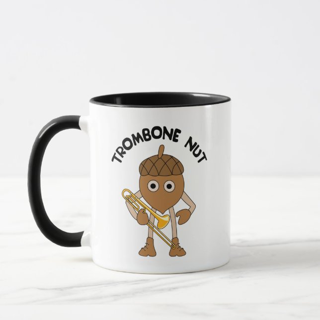 Mug Trombone Nut Text (Gauche)