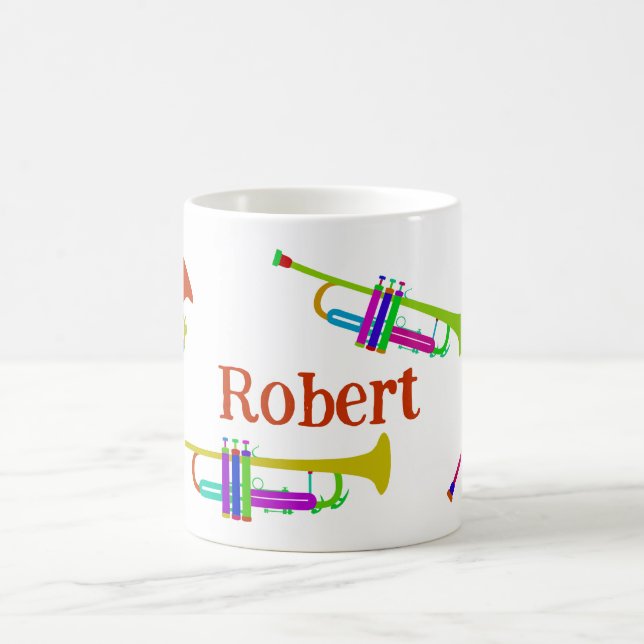 Mug Trompettes colorées Personnalisées (Centre)