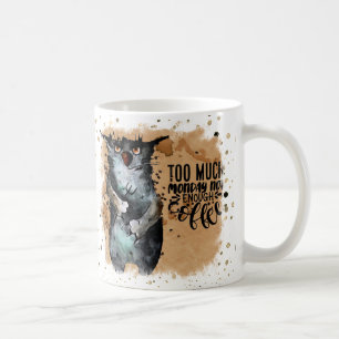 Mug Trop de café du lundi