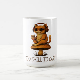Mug Trop froid pour s'occuper - Chat Lo-Fi sur Champig