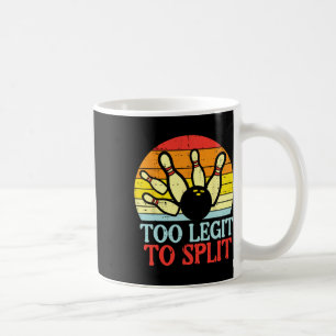 Mug Trop Léger Pour Diviser L'Équipe De Bowling Retro 