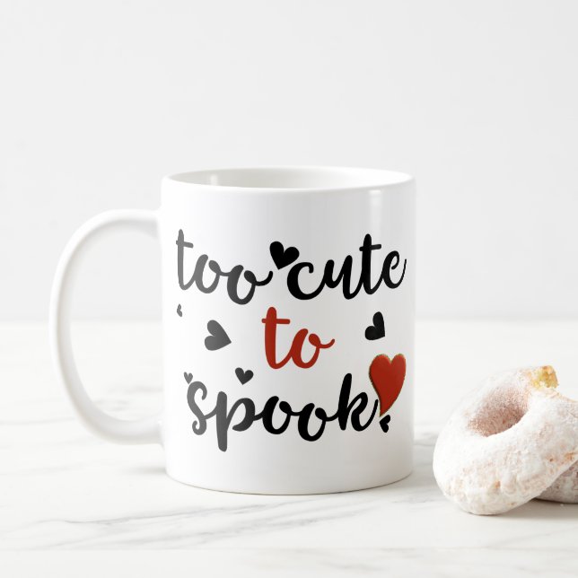 Mug trop mignon pour effrayer halloween (Avec donut)