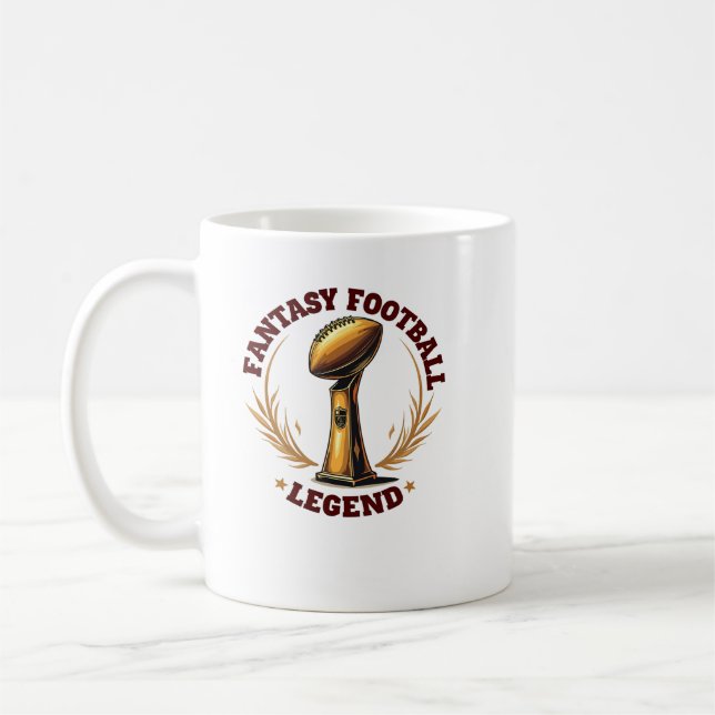 Mug Trophée de la légende du football Imaginaire Tee (Gauche)
