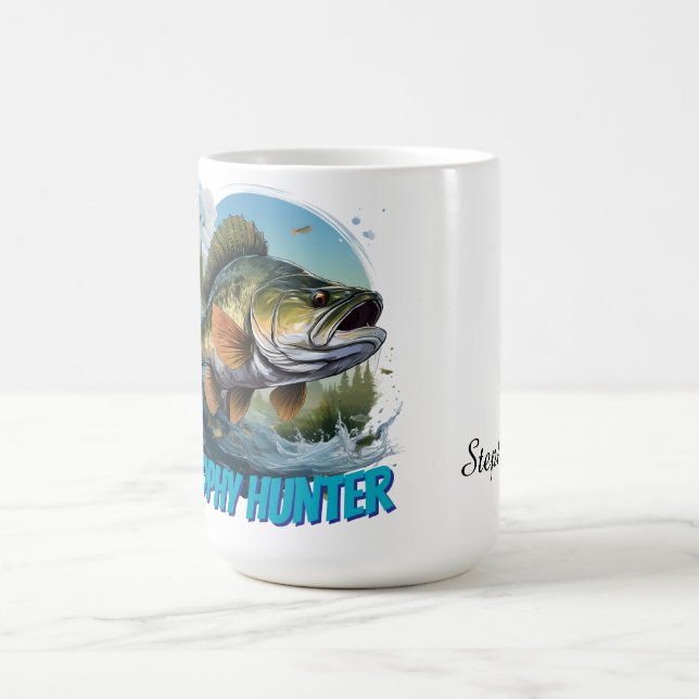 Mug Trophy Bass Hunter Customizable  (Centre)