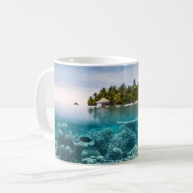 Mug Tropical Beaches | Ari Atoll Maldives (Devant gauche)