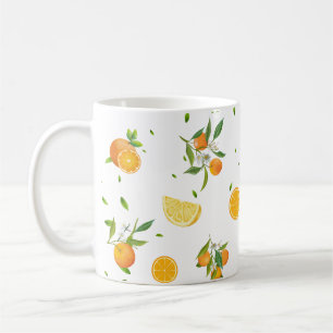 Mug Tropical Citrus SUMMER Orange lemon Slice