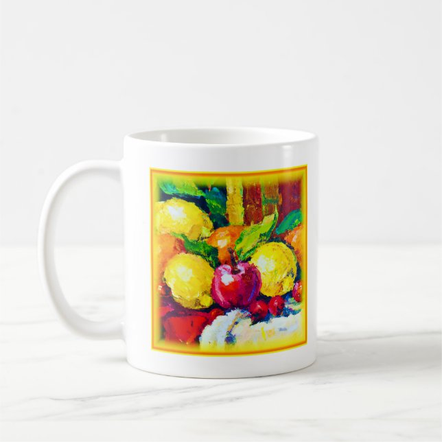Mug Tropical Fruits Pianting. Commandez dès maintenant (Gauche)