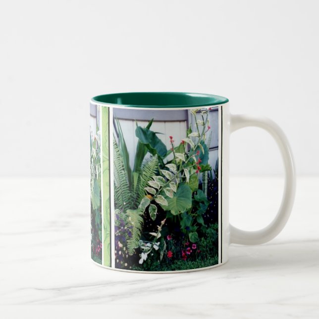 Mug-Tropical Garden Two-Tone Coffee Mug (Right)
