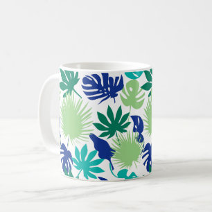 Mug Tropical leaves