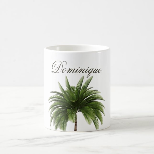 Mug Tropical Palm Tree Chic Personnel (Centre)