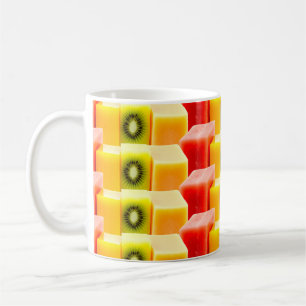 Mug Tropical Summer Fruits – 3D Kiwi, Watermelon & Mel