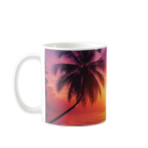 Mug Tropical Sunset Paradise - Ocean View Cadeau