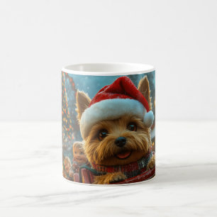 Mug Trottinette de chien Terrier Australien Noël