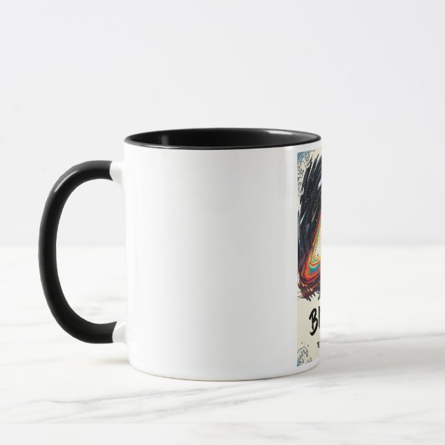 Mug Trou noir de responsabilités - Espace amusant (Gauche)