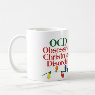 Mug Trouble obsessionnel de Noël