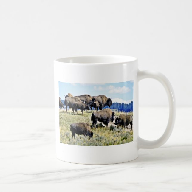 Mug Troupeau de Buffalo - parc national de Yellowstone (Droite)