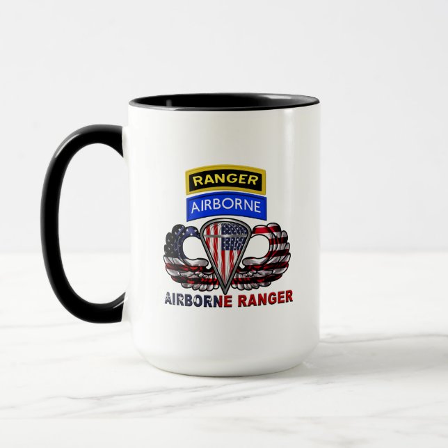 Mug Troupes aéroportées Ranger Paratrooper (Gauche)