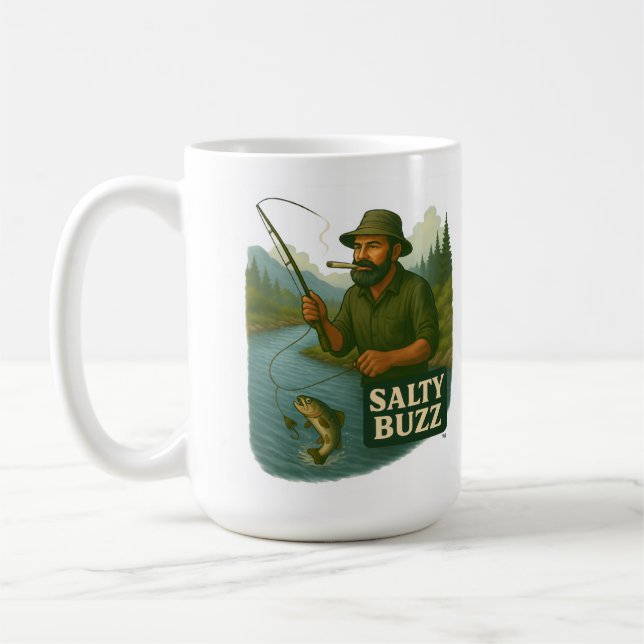 Mug Trout Fishing Salty Buzz (Gauche)