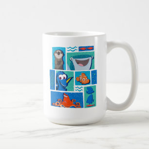 Mug Trouver Dory Groupe de caractères