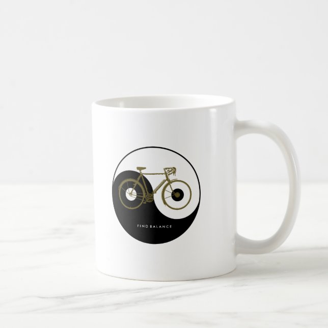 Mug TROUVER LE SOLDE / Yin Yang vélo (Droite)