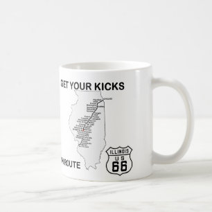Mug Trouvez vos coups de pied sur la Route 66 de l'Ill