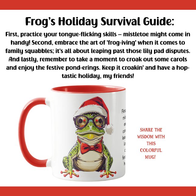 Mug Truc De Vacances Drôle D'Une Grenouille (Créateur téléchargé)