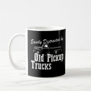 Mug Trucker Amusant Facilement Distrait Par Vieux Tru