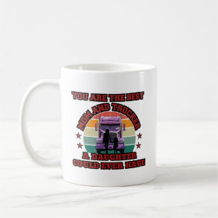 Mug Trucker Mère Fille Bond Famille Route Amour