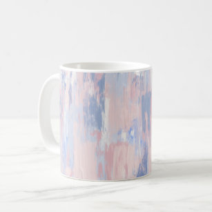 Mug Trucs de peinture bleu et blanc Abstraits
