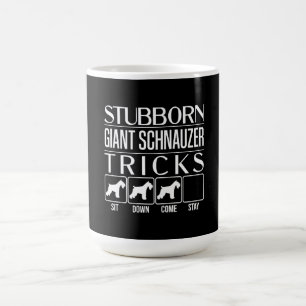 Mug Trucs de Schnauzer Géant Stubborn, Schna Géant Fun