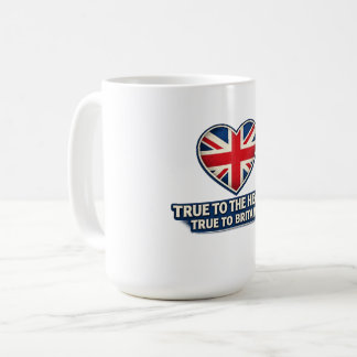 Mug True to the Heart, True to Britain – Union Jack 