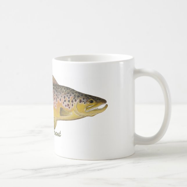 Mug TRUITE BROWN, truite Brown (Droite)